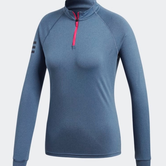 Adidas WOMEN'S TENNIS CLUB MIDLAYER TOP - Picture 3 of 5